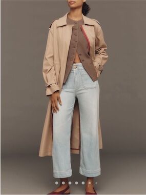 Women's Maeve - Colette Light Wash High Rise Wide-Leg Jeans